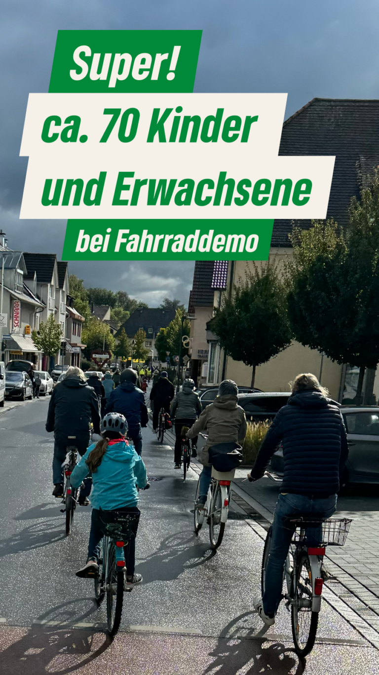 Grüne Fahrraddemo in Elsenfeld!
